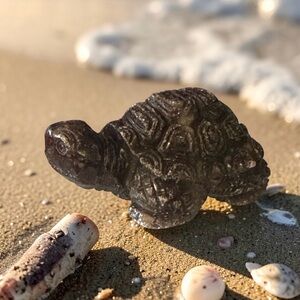 Lepidolite Crystal Turtle